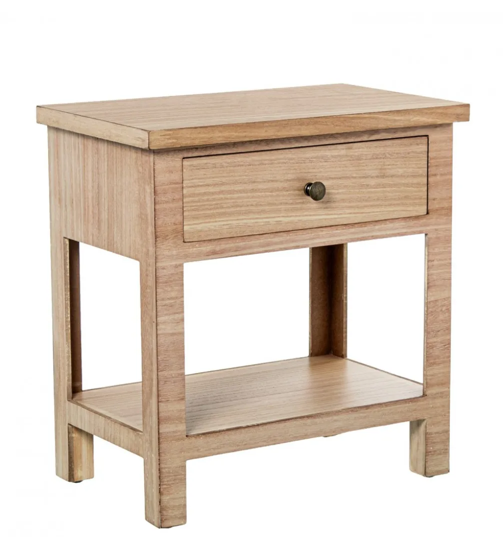 Stolik nocny NOCHENEZ 48 cm naturalny