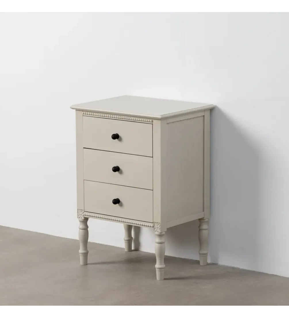 Stolik nocny REID 43 cm jasnoszary