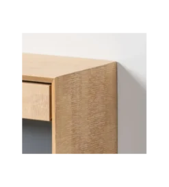 Stolik nocny SINTRA 70 cm drewno kauczuk naturalna