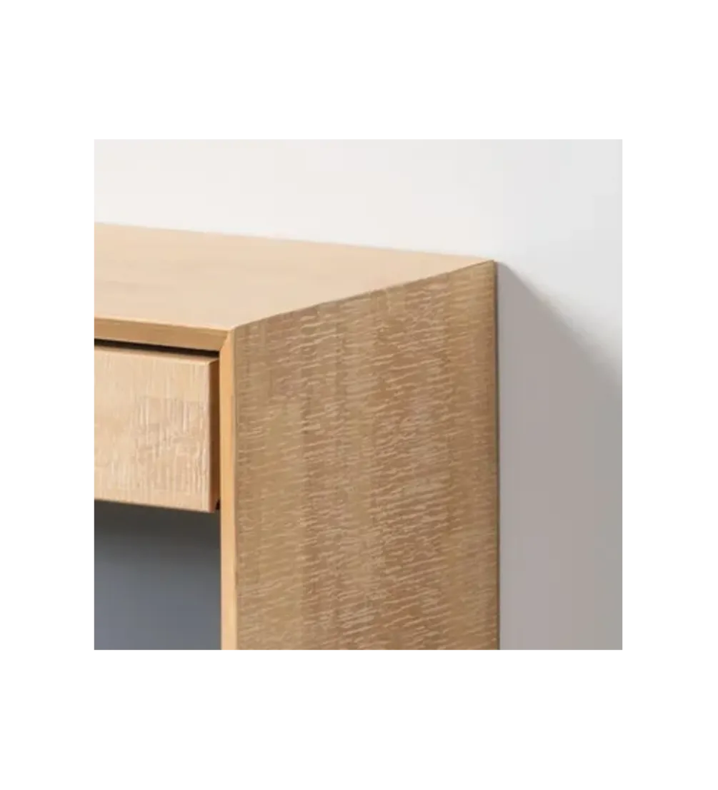 Stolik nocny SINTRA 70 cm drewno kauczuk naturalna