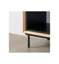 Stolik nocny SINTRA 70 cm drewno kauczuk naturalna