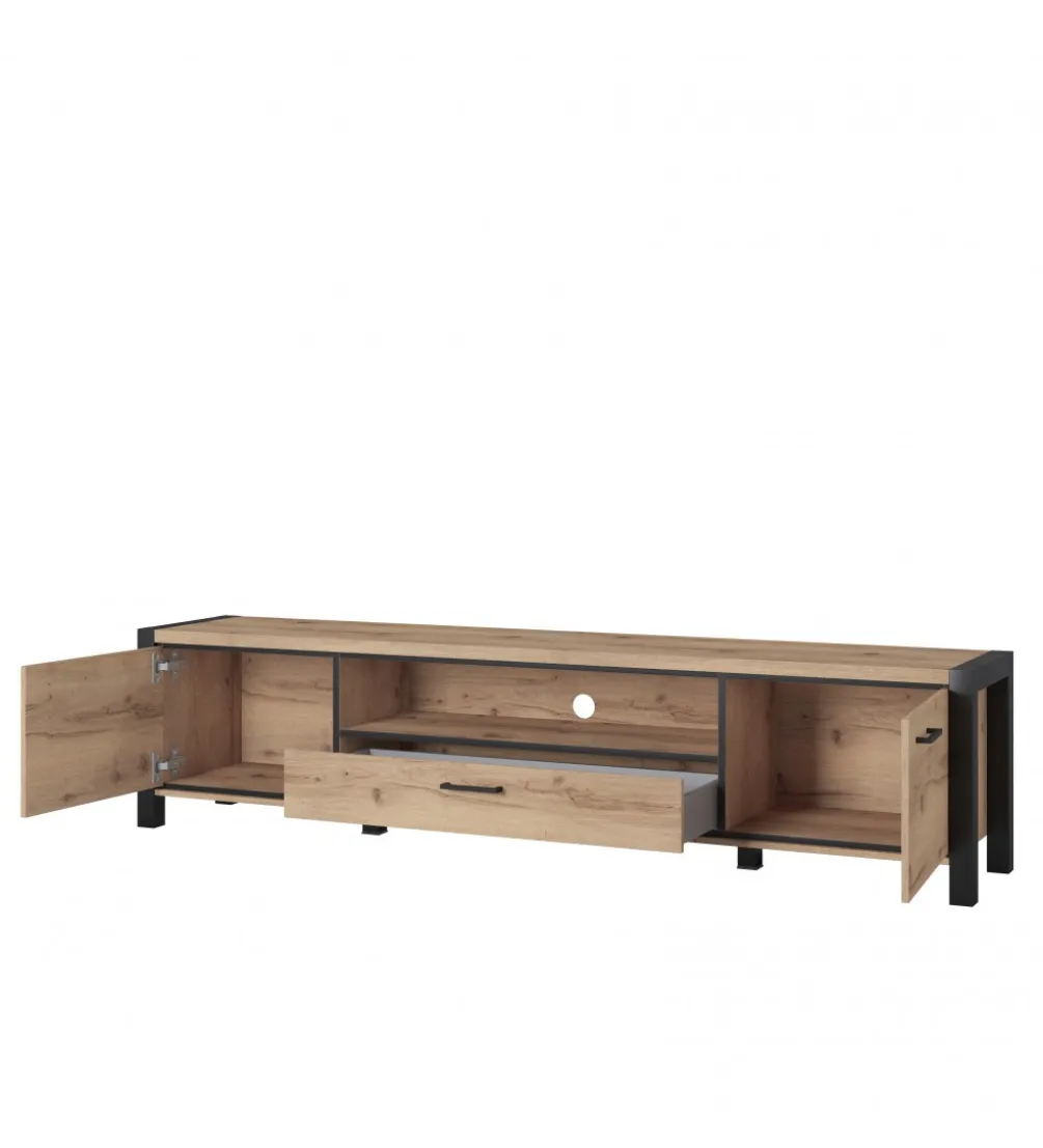 Stolik Pod TV AKTIV 210 cm w optyce dąb Taurus