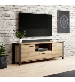 Stolik Pod TV AKTIV 180 cm w optyce dąb Taurus