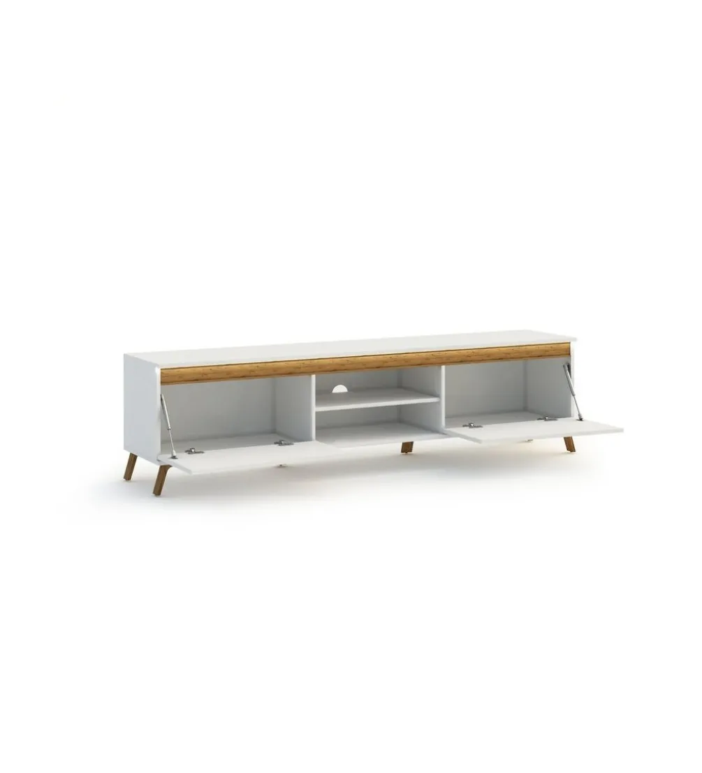 Stolik pod TV ALADYN 200 cm biały