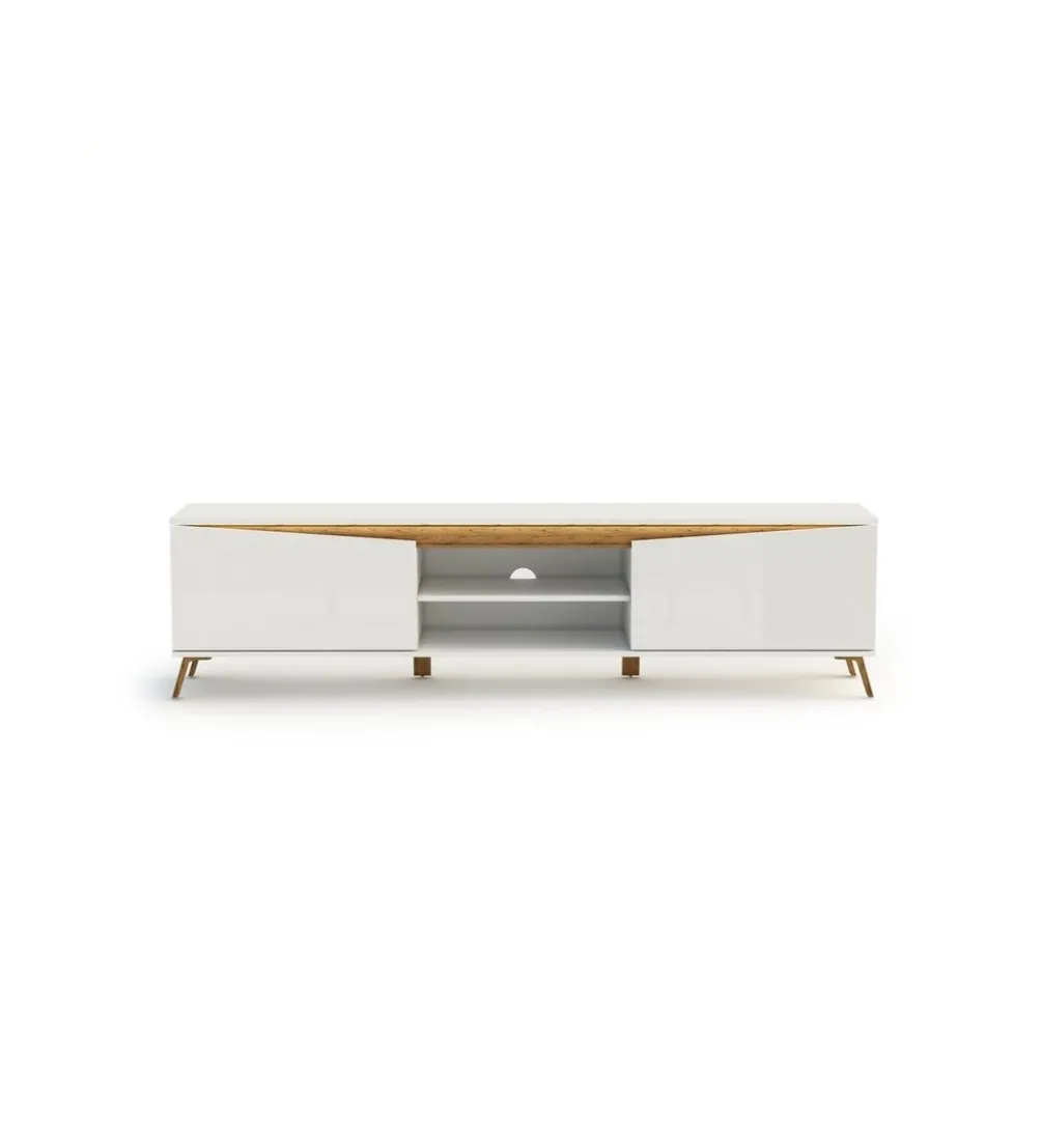 Stolik pod TV ALADYN 200 cm biały
