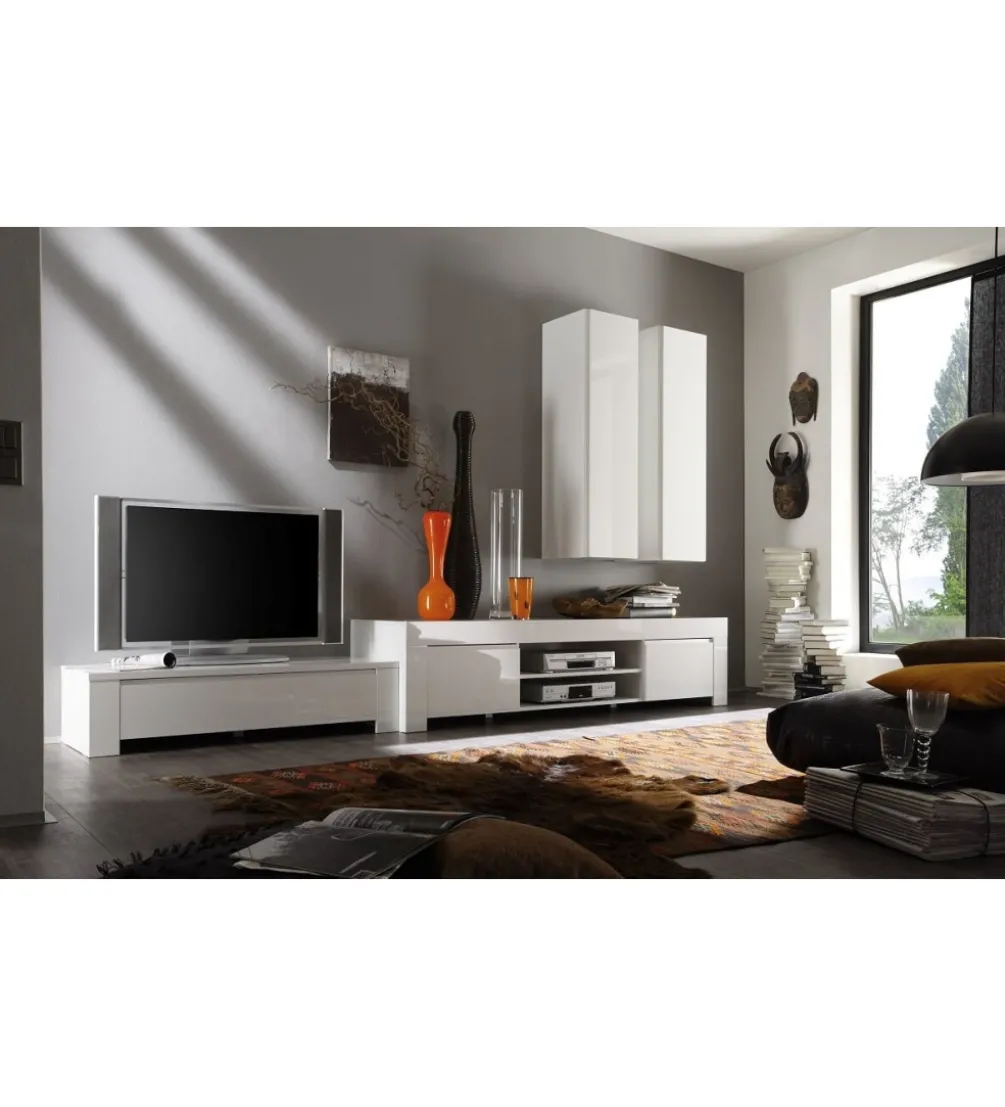 Stolik Pod TV AMALFI 190 Cm Biały