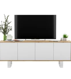 Stolik pod Tv Apollo B II 150 cm biały