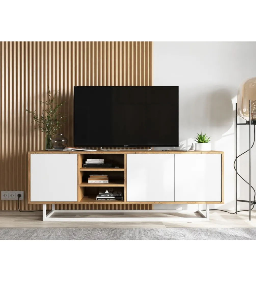 Stolik pod Tv Apollo 150 cm biały