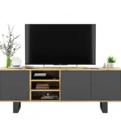 Stolik pod Tv Apollo II 150 cm antracytowy