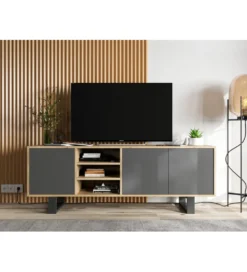 Stolik pod Tv Apollo II 150 cm antracytowy