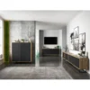 Stolik pod Tv Apollo III 150 cm antracytowy