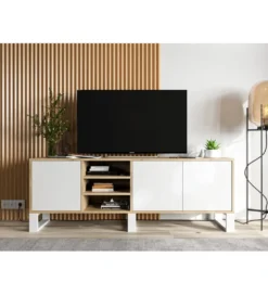 Stolik pod Tv Apollo III 150 cm biały