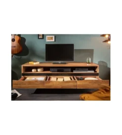 Stolik pod TV ARKTYKA Mammut 160 cm drewno akacja honey