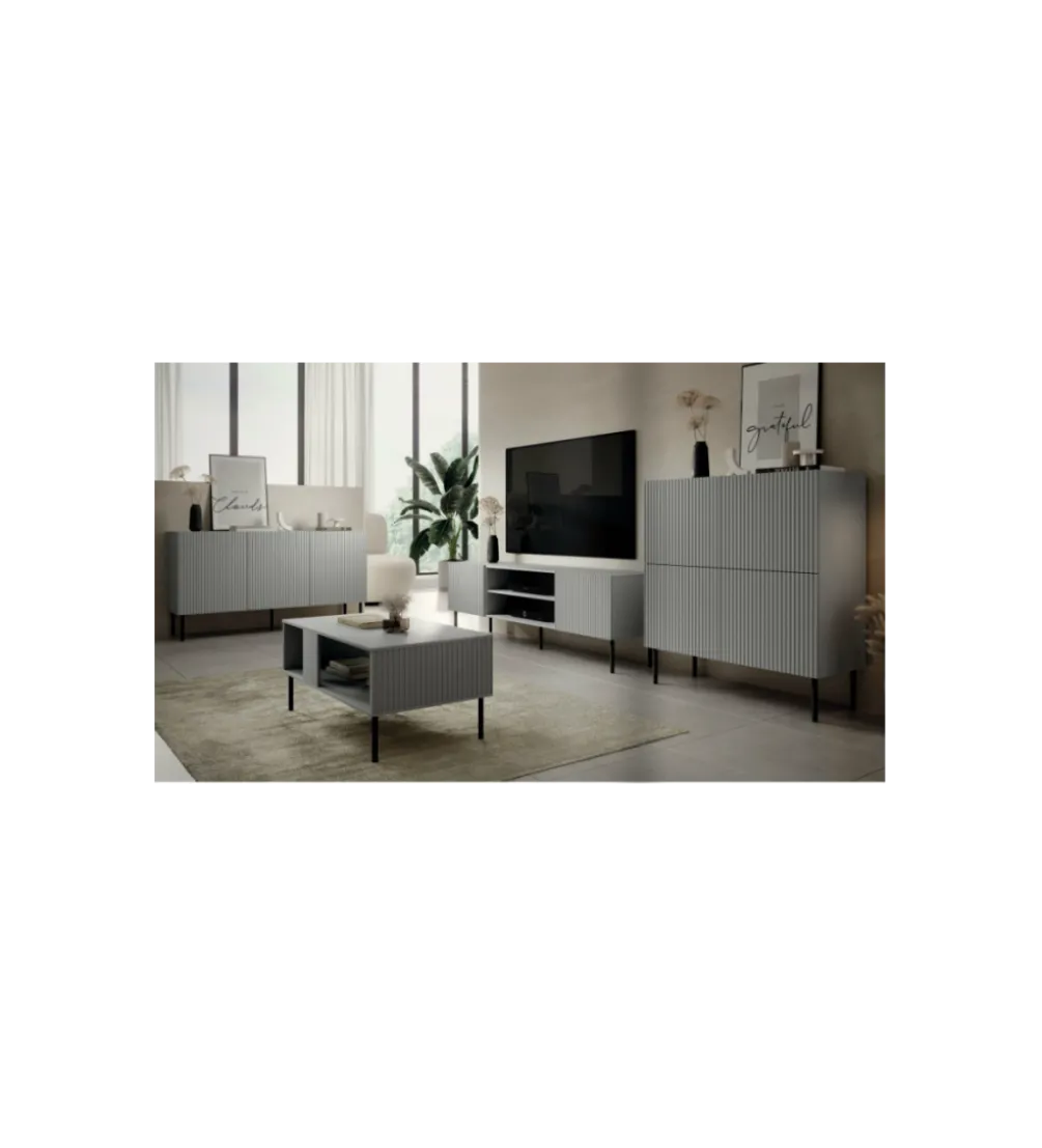 Stolik pod TV ASENSIO 180 cm szary