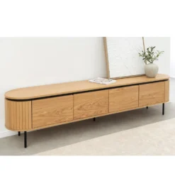 Stolik pod TV ATELIER 200 cm kolor naturalnego dębu