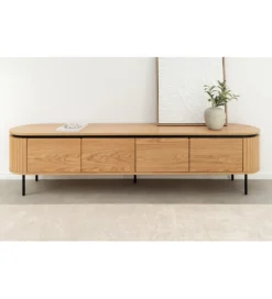 Stolik pod TV ATELIER 200 cm kolor naturalnego dębu