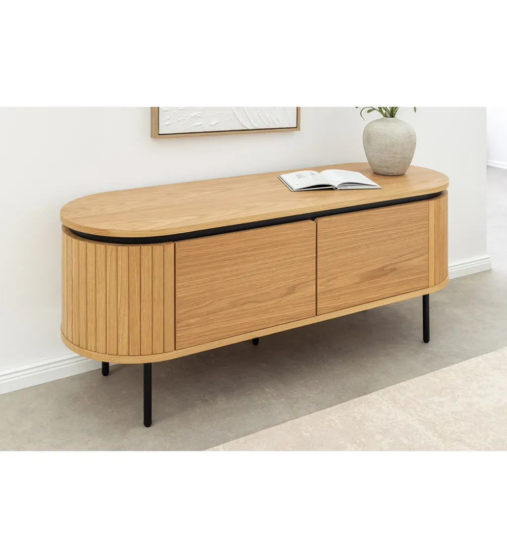 Stolik pod TV ATELIER 120 cm kolor naturalnego dębu