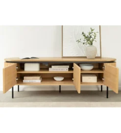 Stolik pod TV ATELIER 160 cm kolor naturalnego dębu