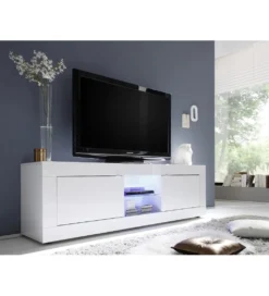 Stolik pod TV BASIC 180 cm biały