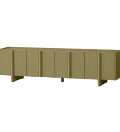 Stolik pod TV BASU 200 cm drewno sosny moss