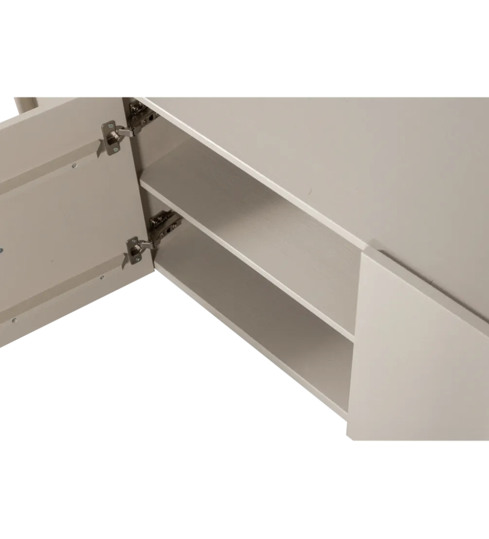Stolik pod TV BASU 152 cm drewno sosny dust