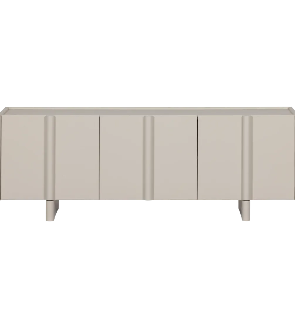 Stolik pod TV BASU 152 cm drewno sosny dust