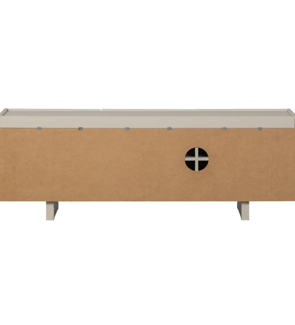 Stolik pod TV BASU 152 cm drewno sosny dust