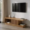 Stolik pod TV BELLAMONTE 135 cm drewno teak