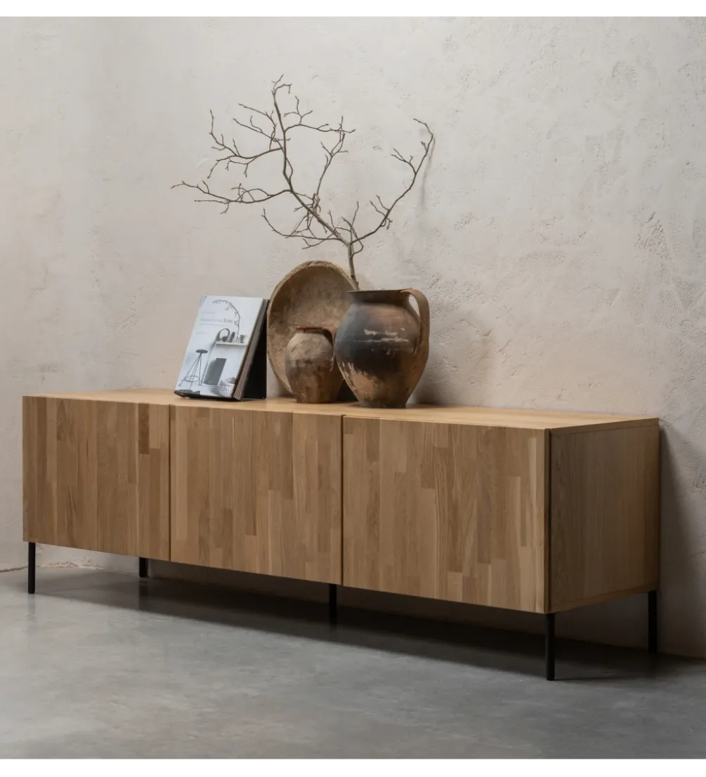 Stolik pod TV BONO 180 cm drewno jesion naturalny