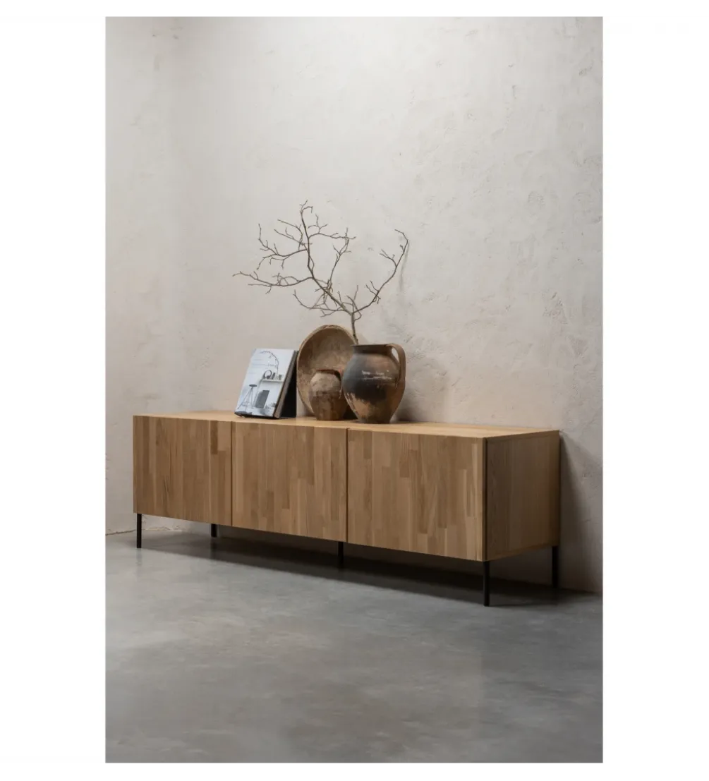 Stolik pod TV BONO 180 cm drewno jesion naturalny