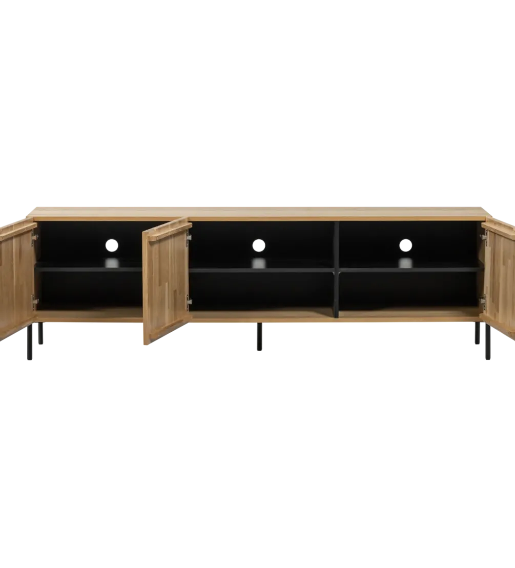 Stolik pod TV BONO 180 cm drewno jesion naturalny