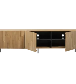 Stolik pod TV BONO 180 cm drewno jesion naturalny