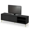 Stolik pod TV BULLET 180 cm czarny