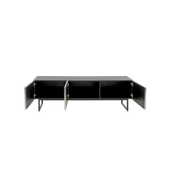 Stolik pod TV CARINO 150 cm srebrna