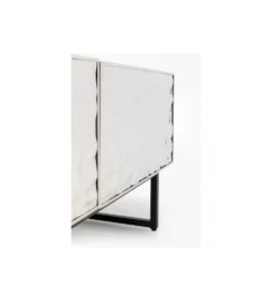 Stolik pod TV CARINO 150 cm srebrna