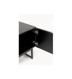 Stolik pod TV CARINO 150 cm srebrna