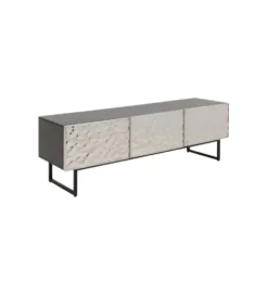 Stolik pod TV CARINO 150 cm srebrna