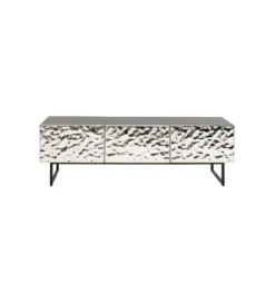 Stolik pod TV CARINO 150 cm srebrna