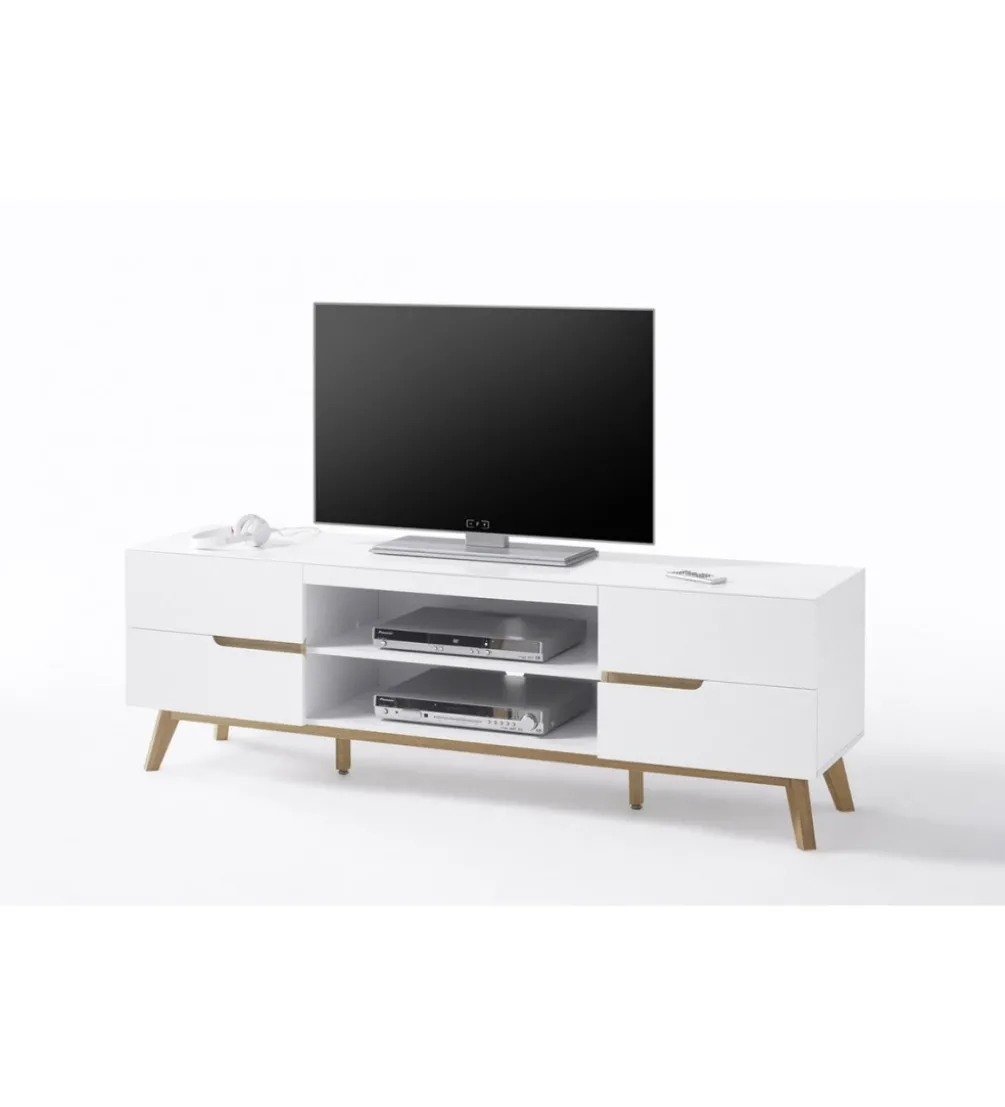 Stolik pod TV CERVO biały