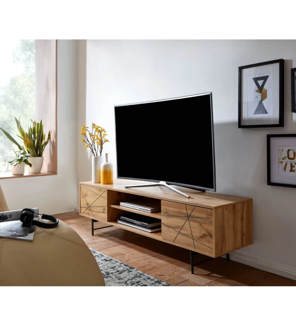 Stolik pod TV COMBRE 160 cm w kolorze dąb