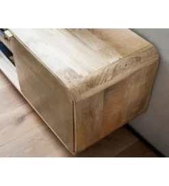 Stolik pod TV CYNTIA 160 cm drewno mango
