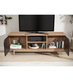 Stolik pod TV CYRUS 150 cm w optyce dębu