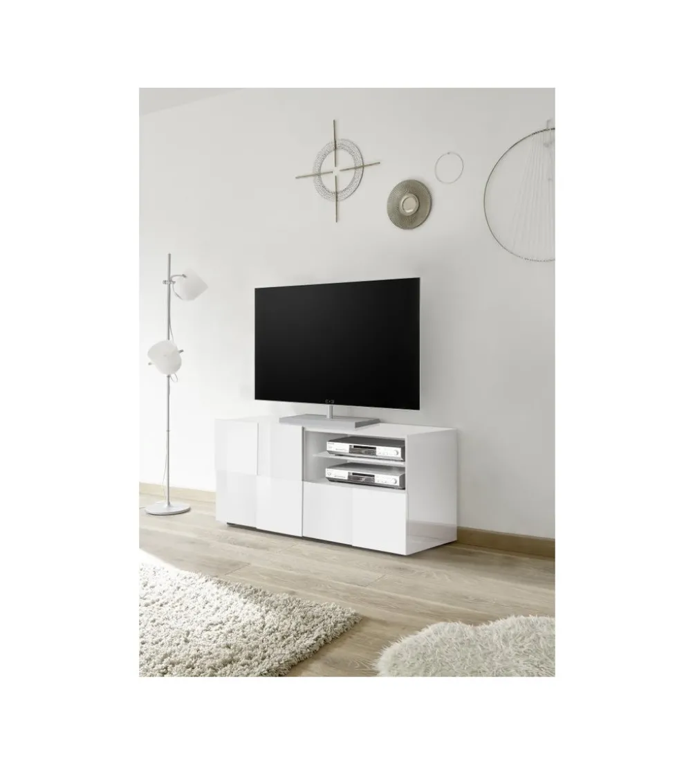 Stolik pod TV DAMA 120 cm biały