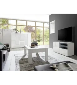 Stolik pod TV DAMA 120 cm biały