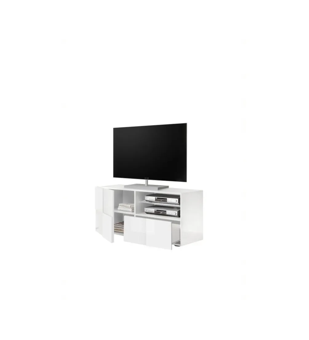 Stolik pod TV DAMA 120 cm biały