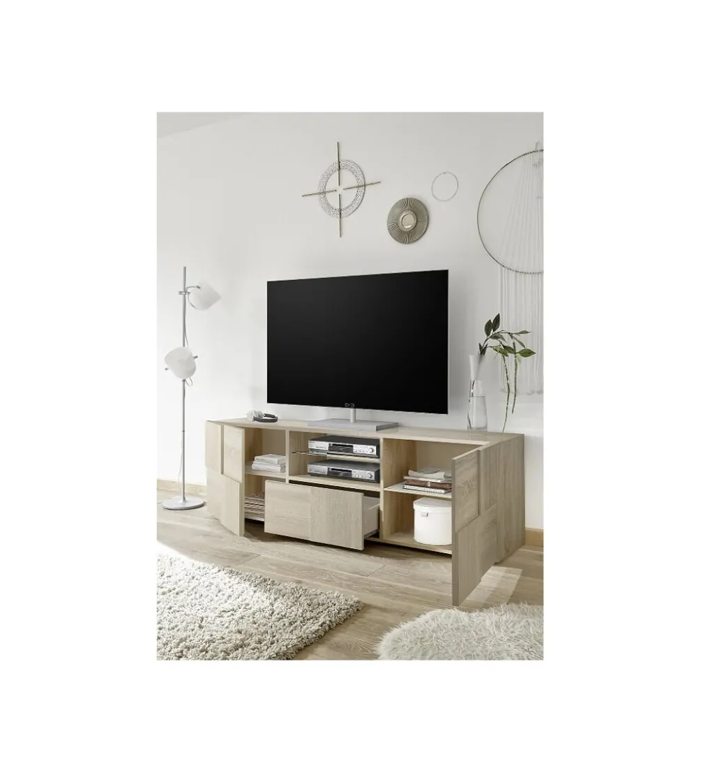 Stolik pod TV DAMA 181 cm w kolorze dąb sonoma