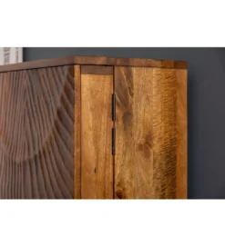 Stolik pod TV DAVIDE Scorpion 160 Cm drewno mango brąz