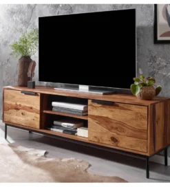 Stolik pod TV ELCANTO 147 cm drewno sheesham