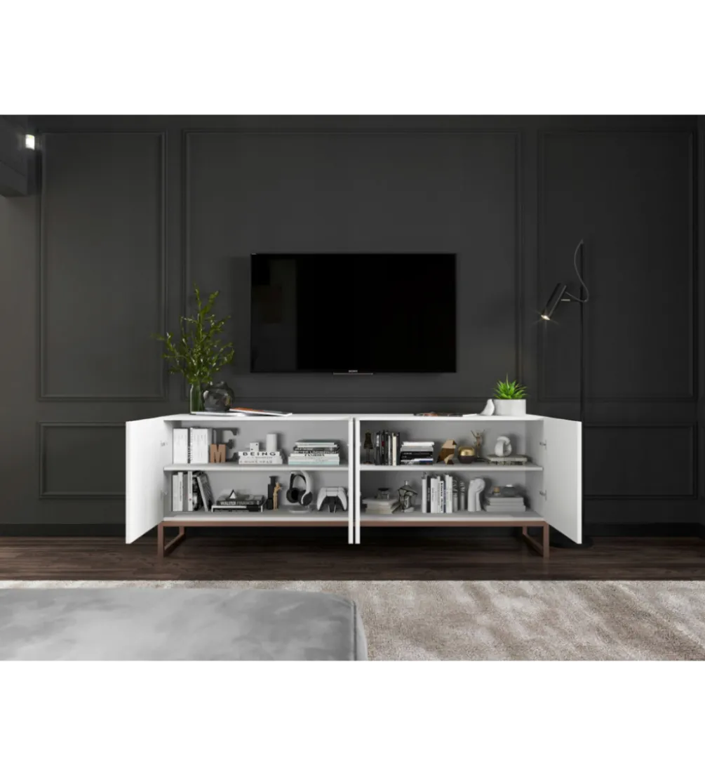 Stolik pod Tv ELPIS 150 cm biały