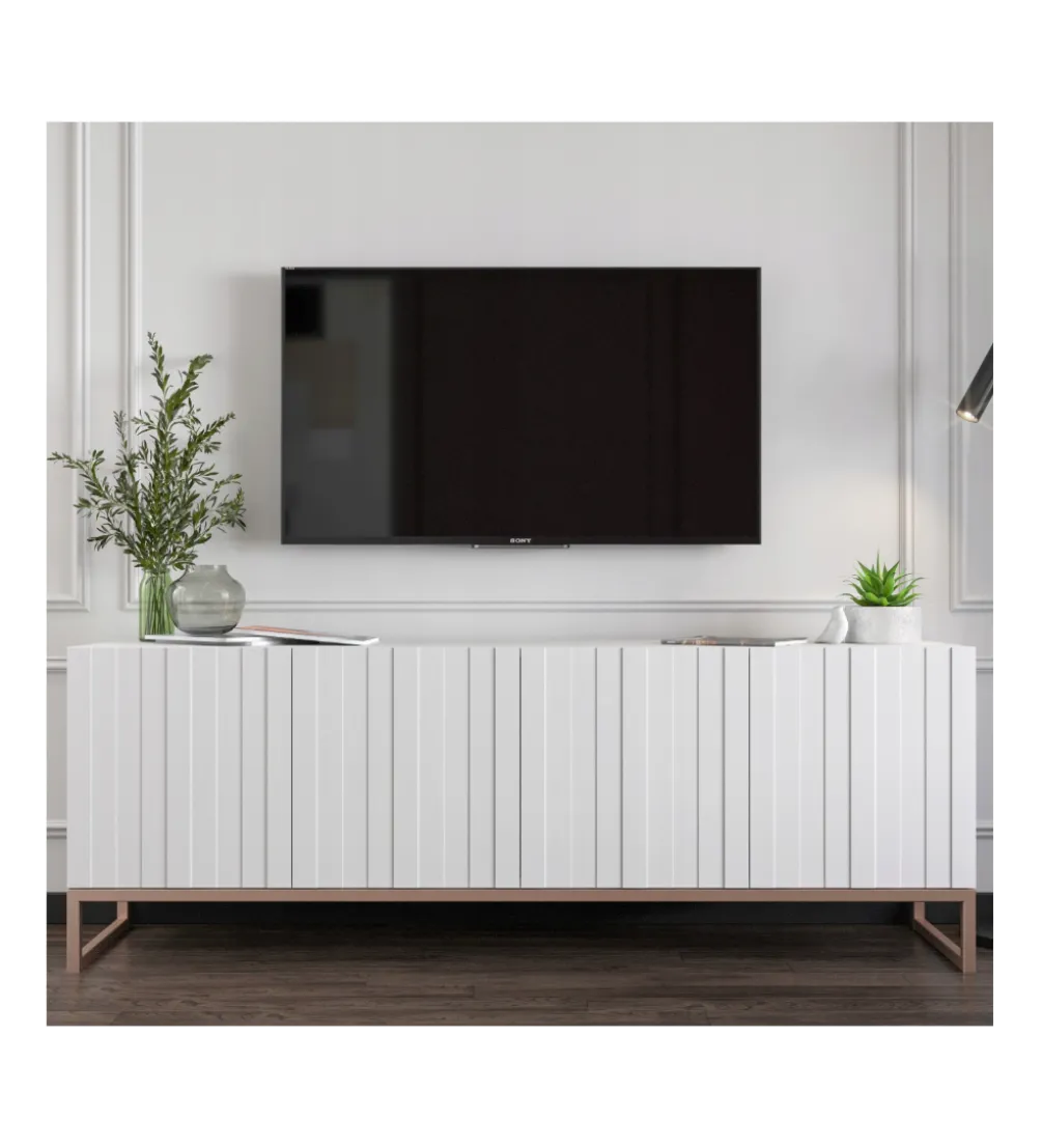 Stolik pod Tv ELPIS 150 cm biały